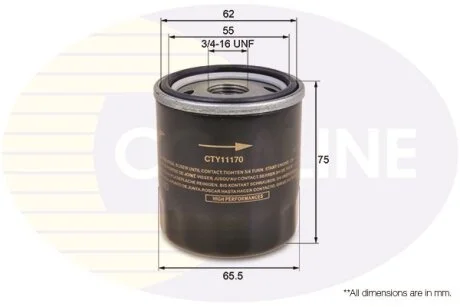 Comline - Фільтр оливи (аналогWL7131/OC534) COMLINE CTY11170