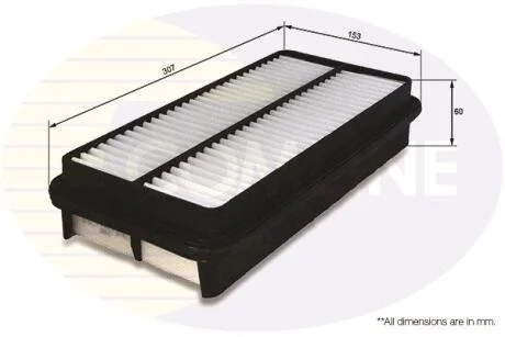 Comline Фільтр повітря (аналог WA9415) COMLINE CTY12025