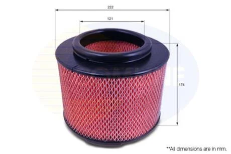 Comline Фільтр повітря (аналог WA9644) COMLINE CTY12190