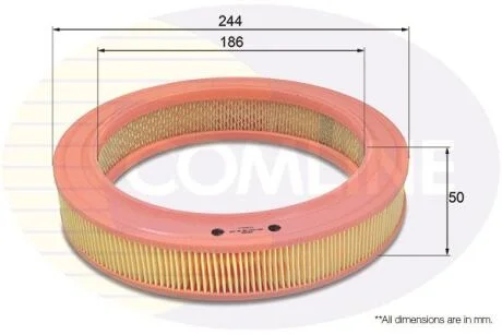 Comline - Фільтр повітря (аналогWA6388) COMLINE EAF002