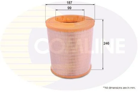 Comline Фільтр повітря (аналог WA9566) COMLINE EAF635