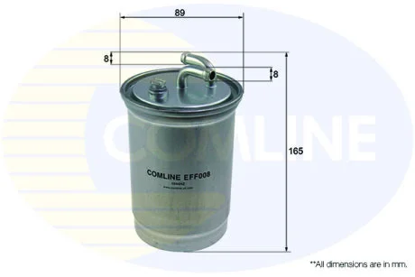 Comline - Фільтр палива (аналогWF8043/KL41) COMLINE EFF008