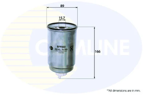 Comline - Фільтр палива (аналогWF8052/KC90) COMLINE EFF022