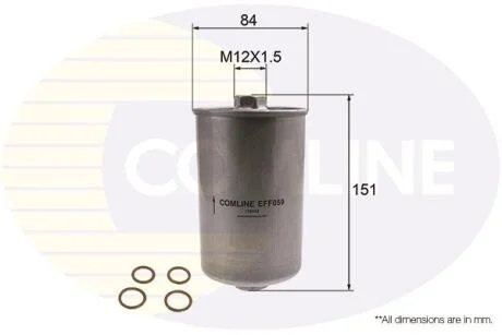 Comline Фільтр палива аналог WF8054) COMLINE EFF059