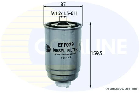 - Фільтр палива (аналогWF8238/KC80) COMLINE EFF079