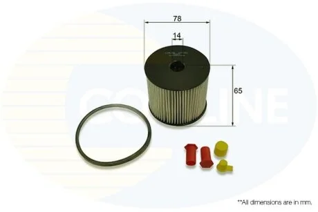 Comline - Фільтр палива (аналогWF8256/KX85D) COMLINE EFF086