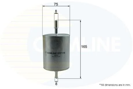 Comline Фільтр палива (аналог WF8251) COMLINE EFF118