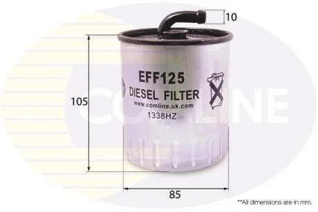 Comline Фільтр палива (аналог WF8272) COMLINE EFF125