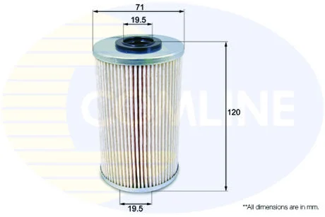 - Фільтр палива (аналогWF8301/KX204D) COMLINE EFF139