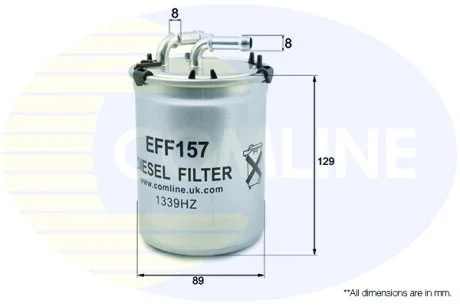 - Фільтр палива (аналогWF8379/KL494) COMLINE EFF157