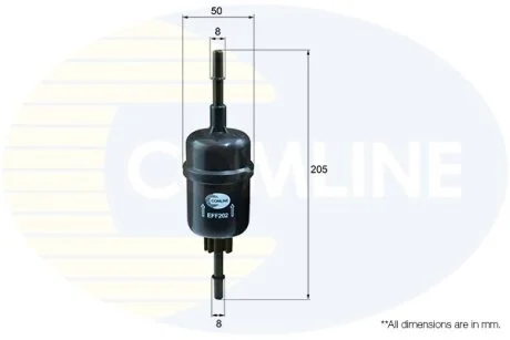 Comline - Фільтр палива (аналогWF8266/KL458) COMLINE EFF202