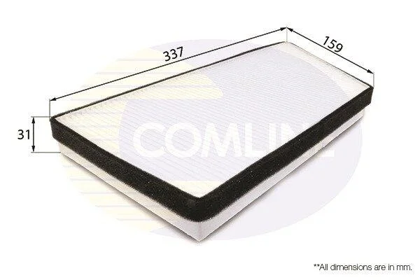 Comline - Фільтр салону COMLINE EKF115 (фото 1)