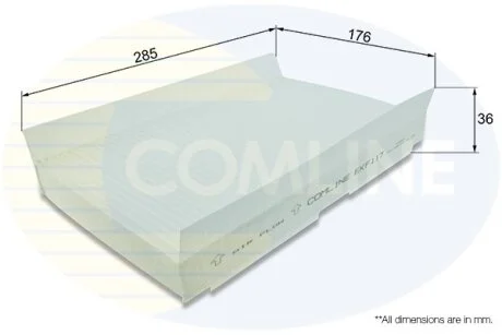 Comline - Фільтр салону (аналогWP9112/LA138) COMLINE EKF117