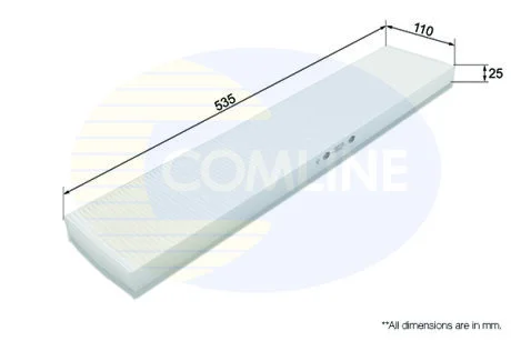 Comline - Фільтр салону (аналогWP6848/LA226) COMLINE EKF131
