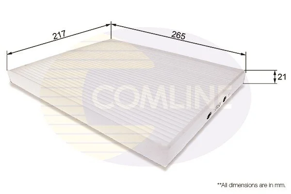Comline - Фільтр салону (аналогWP9250/LA306) COMLINE EKF137 (фото 1)
