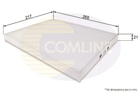 Comline - Фільтр салону (аналогWP9250/LA306) COMLINE EKF137