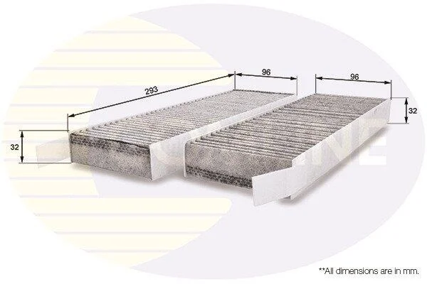 Comline - Фільтр салону COMLINE EKF170A (фото 1)