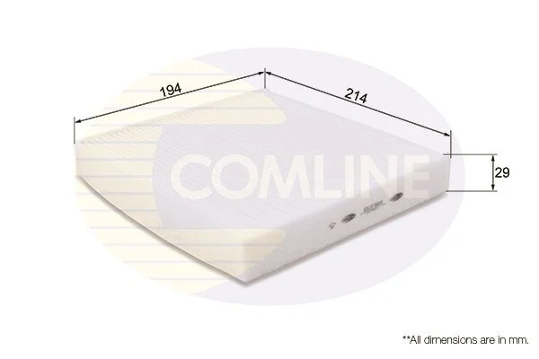 Comline - Фільтр салону (аналогWP9290/LA395) COMLINE EKF185 (фото 1)