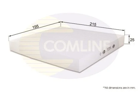 Comline - Фільтр салону (аналогWP9186/LA158) COMLINE EKF188