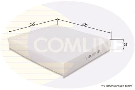 Comline - Фільтр салону (аналогWP9142) COMLINE EKF193