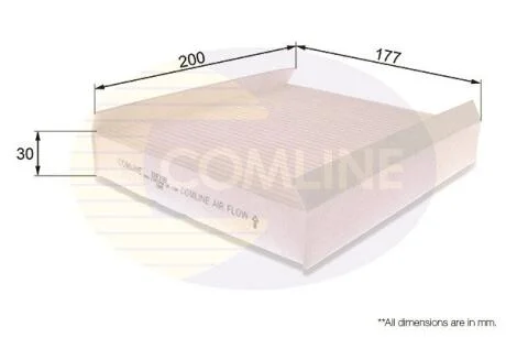 Comline - Фільтр салону (аналогWP9320) COMLINE EKF198