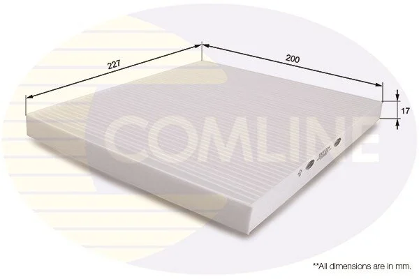 Comline - Фільтр салону (аналогWP9302/LA301) COMLINE EKF204 (фото 1)