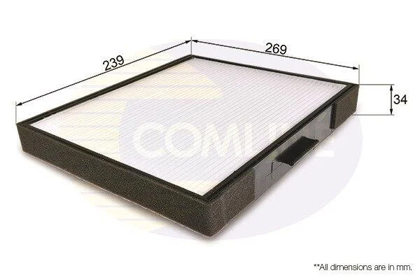 Comline Фільтр салону COMLINE EKF208 (фото 1)