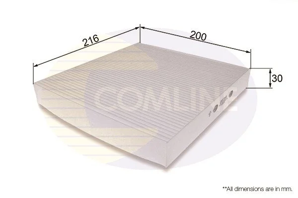 Comline - Фільтр салону (аналогWP9322/LA424) COMLINE EKF264 (фото 1)