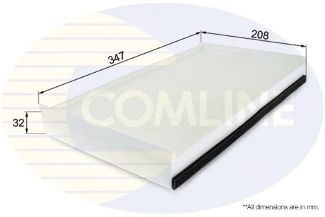 Comline - Фільтр салону (аналогWP9222/LA229) COMLINE EKF279
