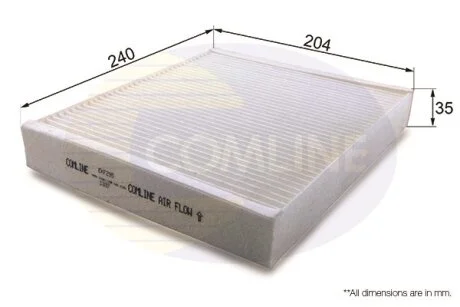 Comline - Фільтр салону (аналогWP9356/LA472) COMLINE EKF295