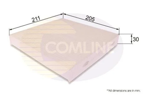 Comline Фільтр салону COMLINE EKF306