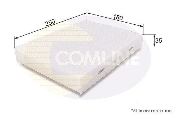 Comline - Фільтр салону аналогWP2124) COMLINE EKF386 (фото 1)