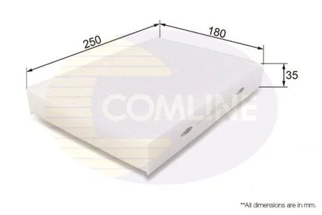 Comline - Фільтр салону аналогWP2124) COMLINE EKF386