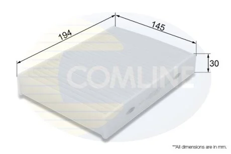 Comline - Фільтр салону (аналогWP2132) COMLINE EKF404