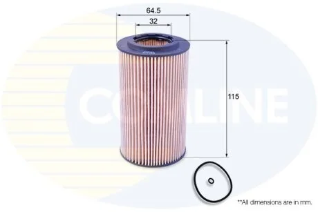 Comline - Фільтр оливи (аналогWL7228/OX153D1) COMLINE EOF031