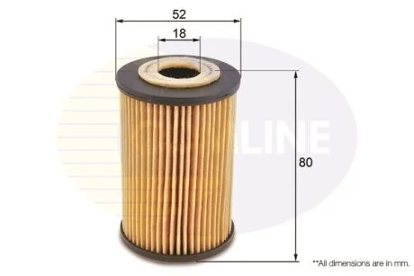 Comline - Фільтр оливи (аналогWL7227/OX135/1D) COMLINE EOF069
