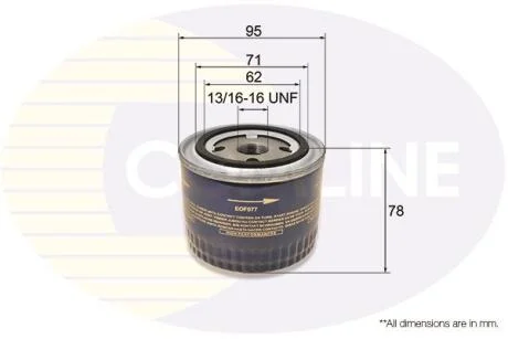 Comline Фільтр оливи COMLINE EOF077