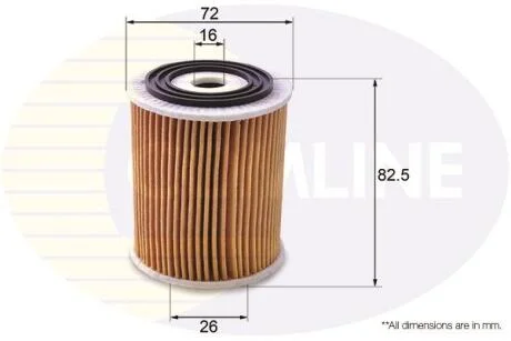 Comline Фільтр оливи COMLINE EOF167