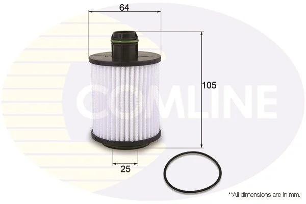Comline - Фільтр оливи (аналогWL7463/OX559D) COMLINE EOF238 (фото 1)