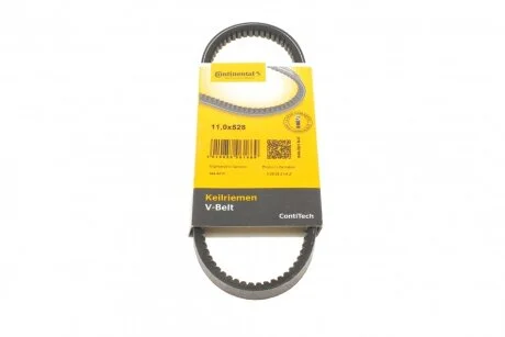 Ремінь генератора клиновий CONTINENTAL CONTITECH 11,0X528LD