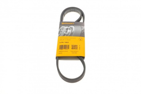 Ремінь генератора поліклиновий CONTINENTAL CONTITECH 4PK1062