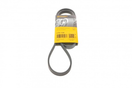 Ремінь генератора поліклиновий CONTINENTAL CONTITECH 4PK1125