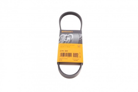 Ремінь генератора поліклиновий CONTINENTAL CONTITECH 4PK665