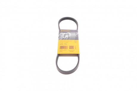 Ремінь генератора поліклиновий CONTINENTAL CONTITECH 4PK715