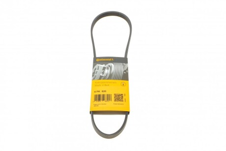 Ремінь генератора поліклиновий CONTINENTAL CONTITECH 4PK820