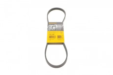Ремінь генератора поліклиновий CONTINENTAL CONTITECH 4PK890