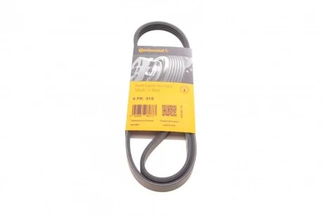 Ремінь генератора поліклиновий CONTINENTAL CONTITECH 4PK915