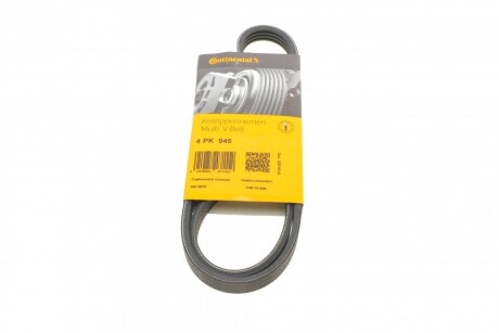 Ремінь генератора поліклиновий CONTINENTAL CONTITECH 4PK945