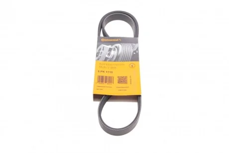 Ремінь генератора поліклиновий CONTINENTAL CONTITECH 5PK1110