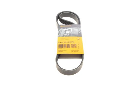 Ремінь генератора поліклиновий CONTINENTAL CONTITECH 6PK1020 EXTRA